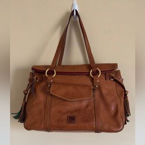 Dooney & Bourke Tan Leather Shoulder Bag